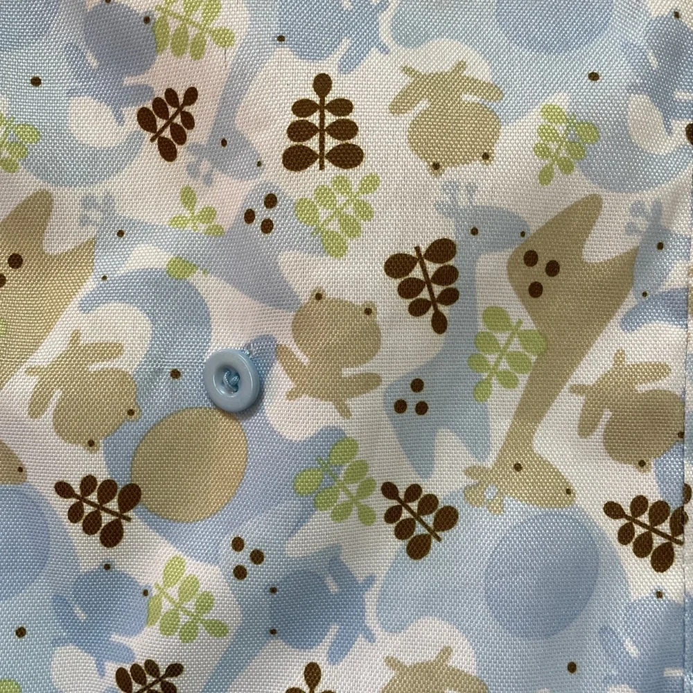 Gund Portable Baby Changing Pad Blue Green Pockets